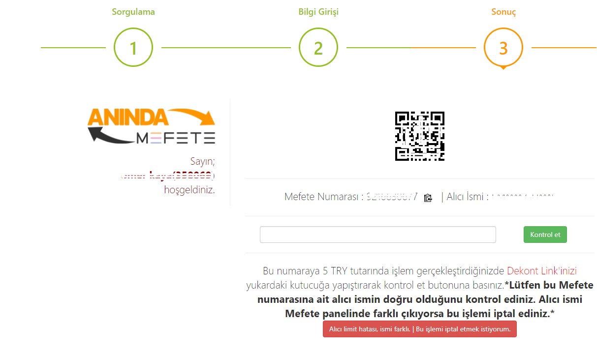 Tümbet Manuel Mefete ile Para Yatırma